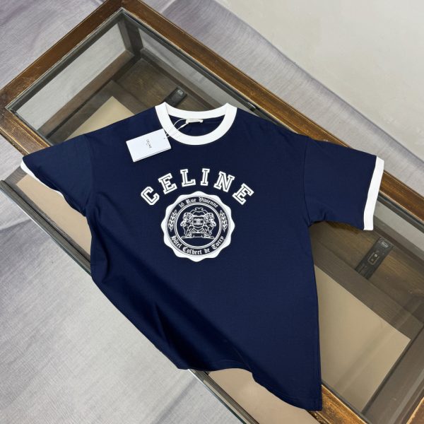 designer,replica,clothing,fake,1:1,lv,luxury,high quality CELINE Spring/Summer New Arrival: Short-Sleeve Crew Neck T-Shirt, Unisex (M3ZNRY)
