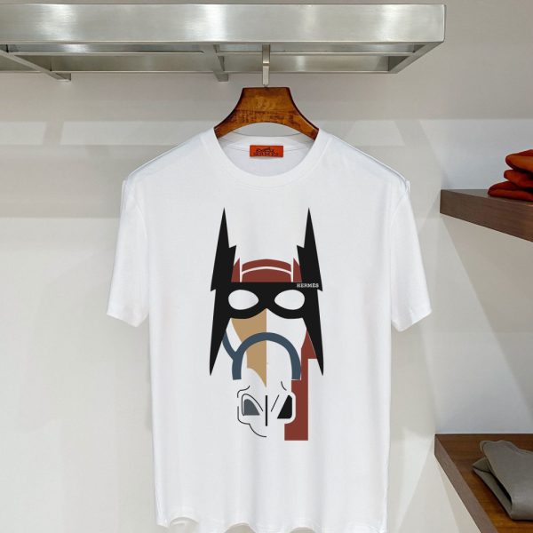 designer,replica,clothing,fake,1:1,lv,luxury,high quality Hermès H47 Summer New Mercerized Cotton Short-Sleeve T-Shirt (TYGU7Q)