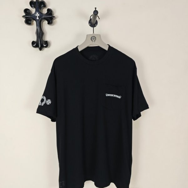 designer,replica,clothing,fake,1:1,lv,luxury,high quality Chrome Hearts Tokyo Limited Edition Pink Print Sword Scroll Short-Sleeve T-Shirt (43GM0X)