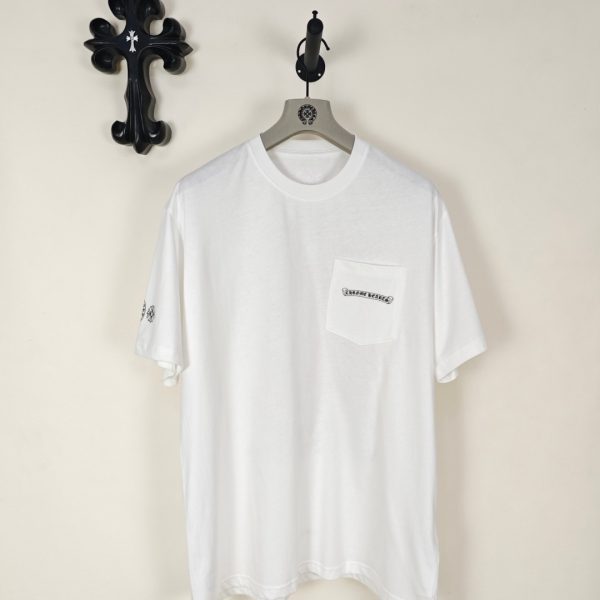 designer,replica,clothing,fake,1:1,lv,luxury,high quality Chrome Hearts Tokyo Exclusive Pink Print Sword Scroll Short-Sleeve T-Shirt (IKK323)