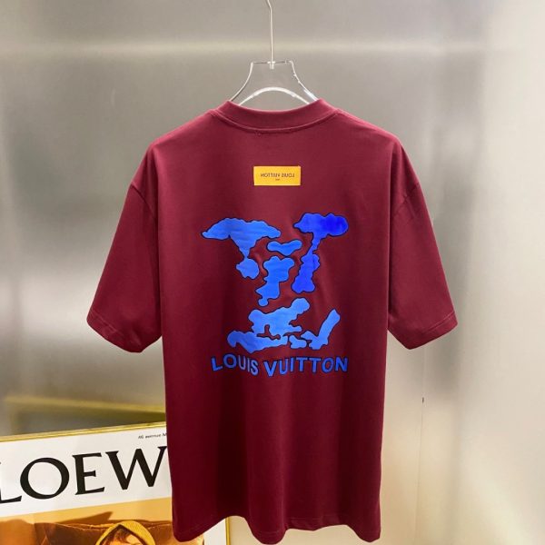 designer,replica,clothing,fake,1:1,lv,luxury,high quality Louis Vuitton Spring/Summer New Arrival: Logo 3D Foam Print Design, Custom Double Yarn Plain Cotton Short-Sleeve T-Shirt (B6GM6Z)