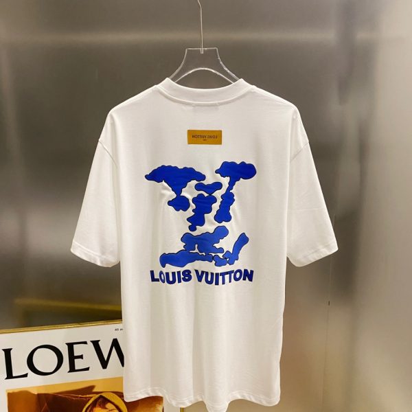 designer,replica,clothing,fake,1:1,lv,luxury,high quality Louis Vuitton Spring/Summer New Arrival: Logo 3D Foam Print Design, Custom Double Yarn Plain Cotton Short-Sleeve T-Shirt (GRF2Y6)