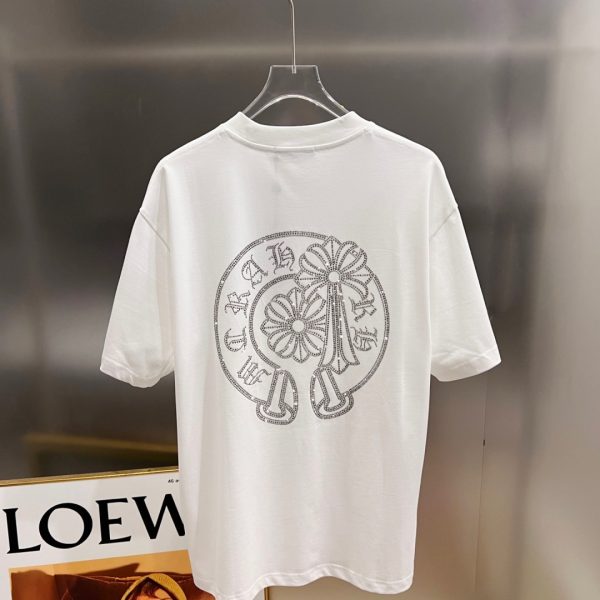 designer,replica,clothing,fake,1:1,lv,luxury,high quality Chrome Hearts Spring/Summer New Arrival Short-Sleeve T-Shirt (ZNRJKX)