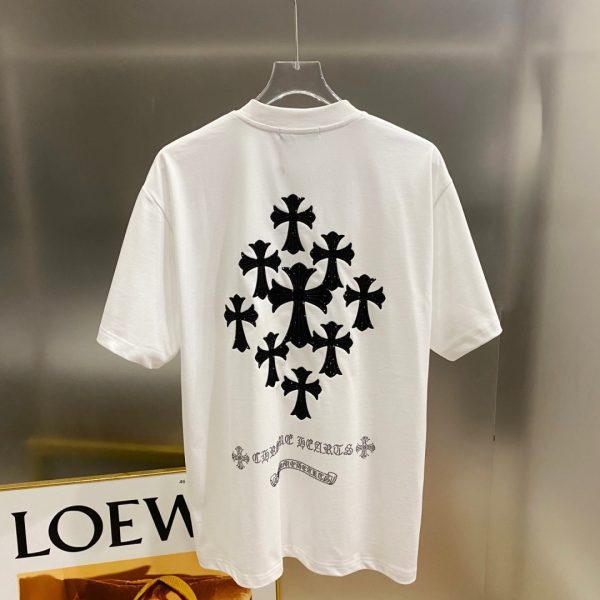 designer,replica,clothing,fake,1:1,lv,luxury,high quality Chrome Hearts Spring/Summer New Arrival Short-Sleeve T-Shirt (KSWBH3)