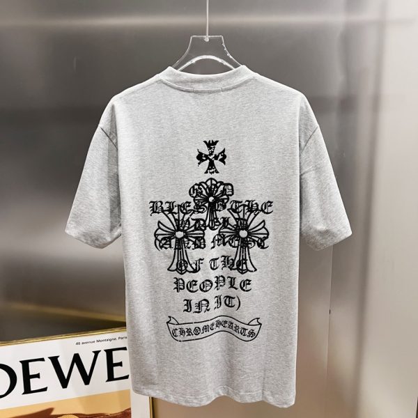 designer,replica,clothing,fake,1:1,lv,luxury,high quality Chrome Hearts Spring/Summer New Arrival: Short-Sleeve Crew Neck T-Shirt (RG3MAK)