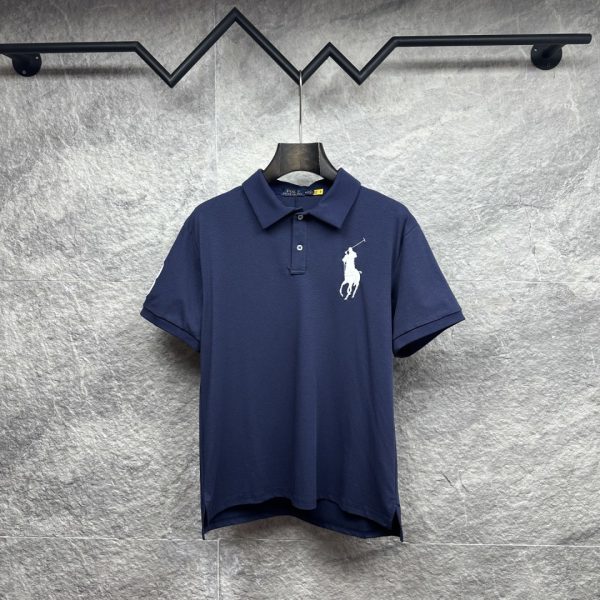 designer,replica,clothing,fake,1:1,lv,luxury,high quality Ralph Lauren’s new large logo embroidered equestrian logo polo shirt/T-shirt for couples (BSTCDV)