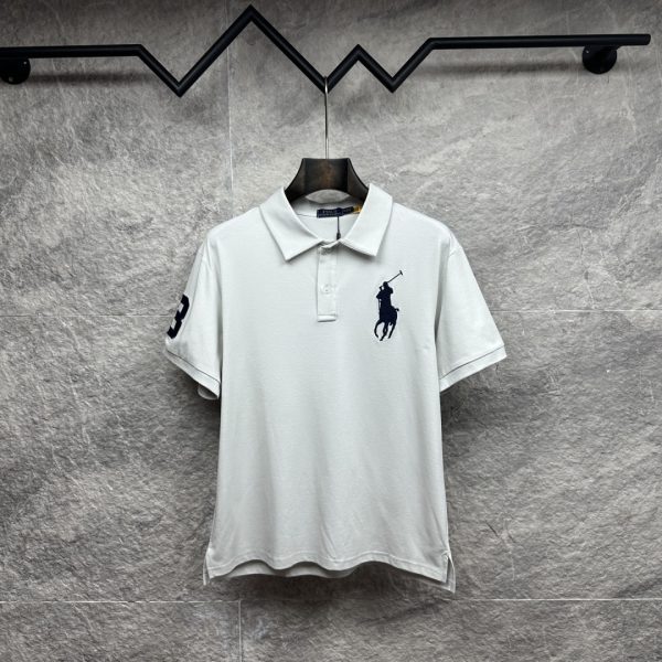 designer,replica,clothing,fake,1:1,lv,luxury,high quality Ralph Lauren’s new large logo equestrian embroidered logo polo shirt/T-shirt for couples (QD6I7E)