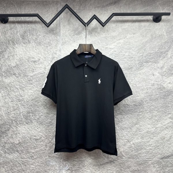 designer,replica,clothing,fake,1:1,lv,luxury,high quality Ralph Lauren’s new small logo equestrian embroidered logo polo shirt/T-shirt for couples (X407O5)