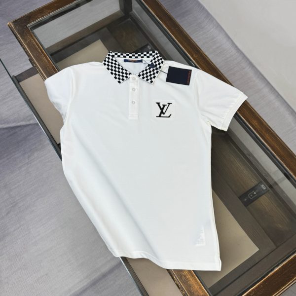 designer,replica,clothing,fake,1:1,lv,luxury,high quality Louis Vuitton’s latest business casual short-sleeved collared polo shirt, unisex (HMC8G2)