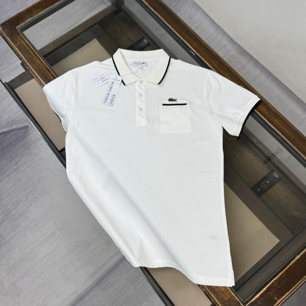 designer,replica,clothing,fake,1:1,lv,luxury,high quality Latest LACOSTE business casual short-sleeved polo shirt with turn-down collar, unisex (3RFSKI)