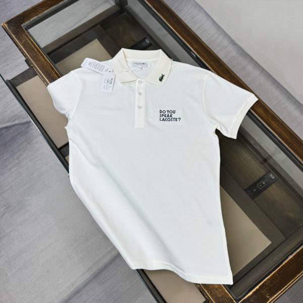 designer,replica,clothing,fake,1:1,lv,luxury,high quality Latest LACOSTE business casual short-sleeved polo shirt with turn-down collar, unisex style (98UI9A)