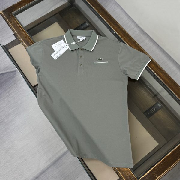 designer,replica,clothing,fake,1:1,lv,luxury,high quality Latest LACOSTE business casual short-sleeved polo shirt with turn-down collar, unisex style (9Z52DT)