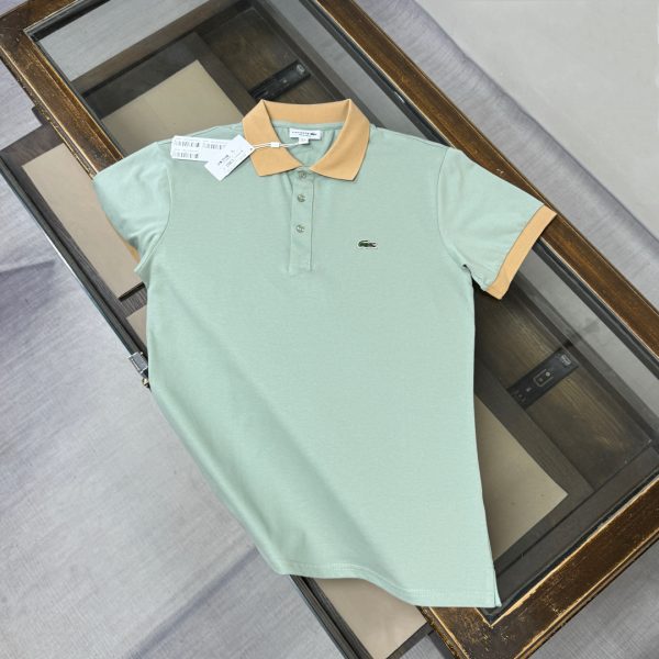 designer,replica,clothing,fake,1:1,lv,luxury,high quality Latest LACOSTE business casual short-sleeved polo shirt with turn-down collar, unisex style (S9JQXW)