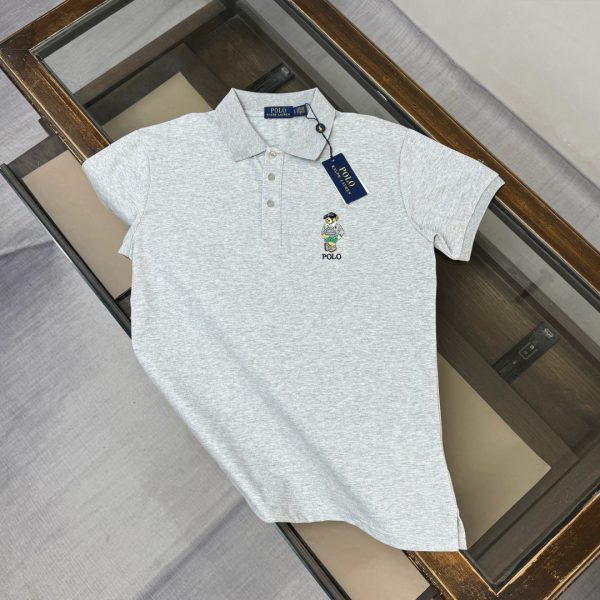 designer,replica,clothing,fake,1:1,lv,luxury,high quality Latest business casual short-sleeved polo shirt with turn-down collar, unisex style (Q3M37N) by Polo Ralph Lauren.