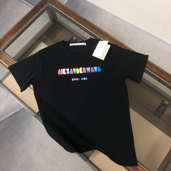 designer,replica,clothing,fake,1:1,lv,luxury,high quality Alexander Wang Summer New Crew Neck Short-Sleeve T-Shirt (76MZV6)