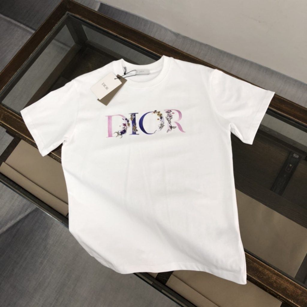 designer,replica,clothing,fake,1:1,lv,luxury,high quality DIOR Summer New Crew Neck Short-Sleeve T-Shirt (F3ZLMD)