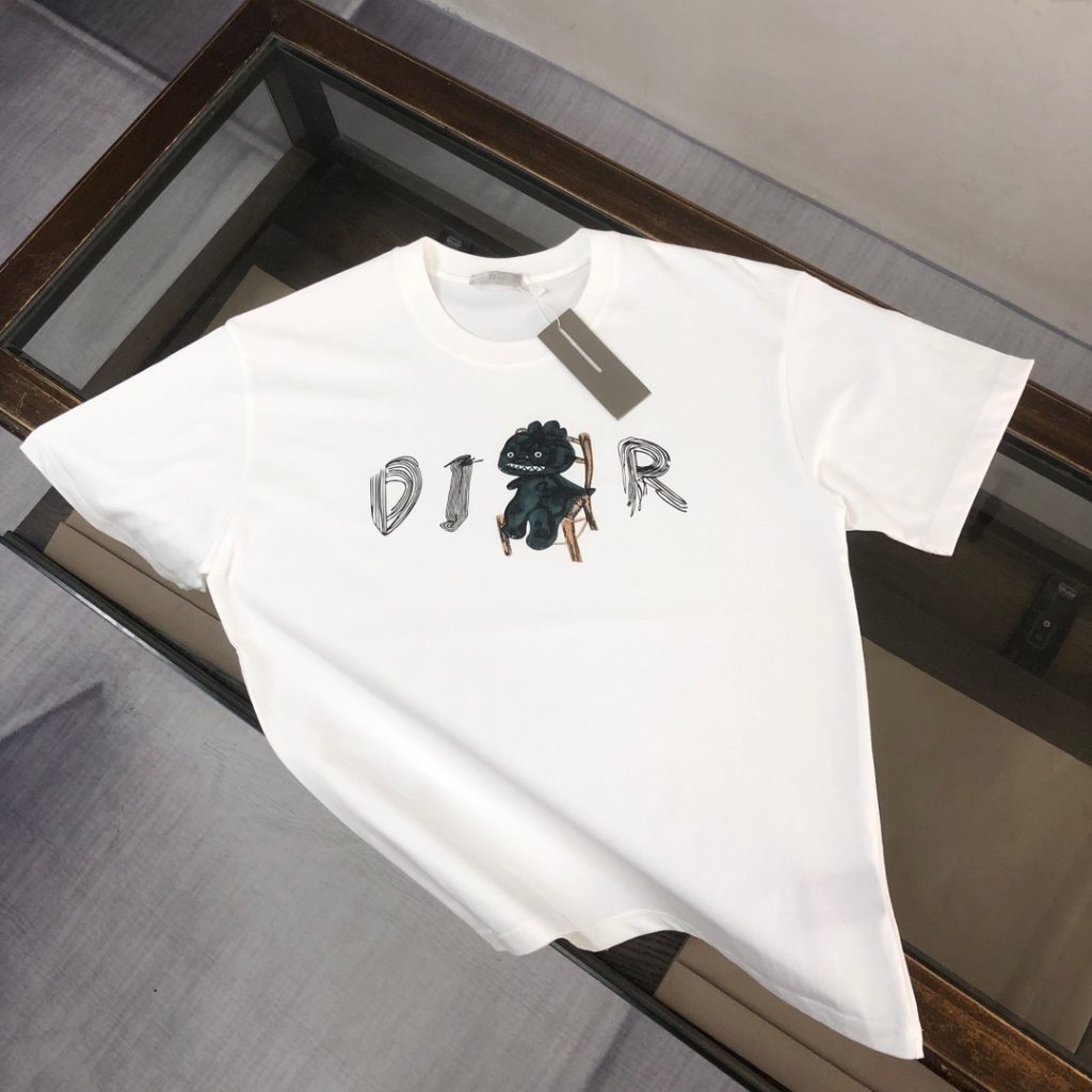 designer,replica,clothing,fake,1:1,lv,luxury,high quality DIOR Summer New Crew Neck Short-Sleeve T-Shirt (GH2ZVX)