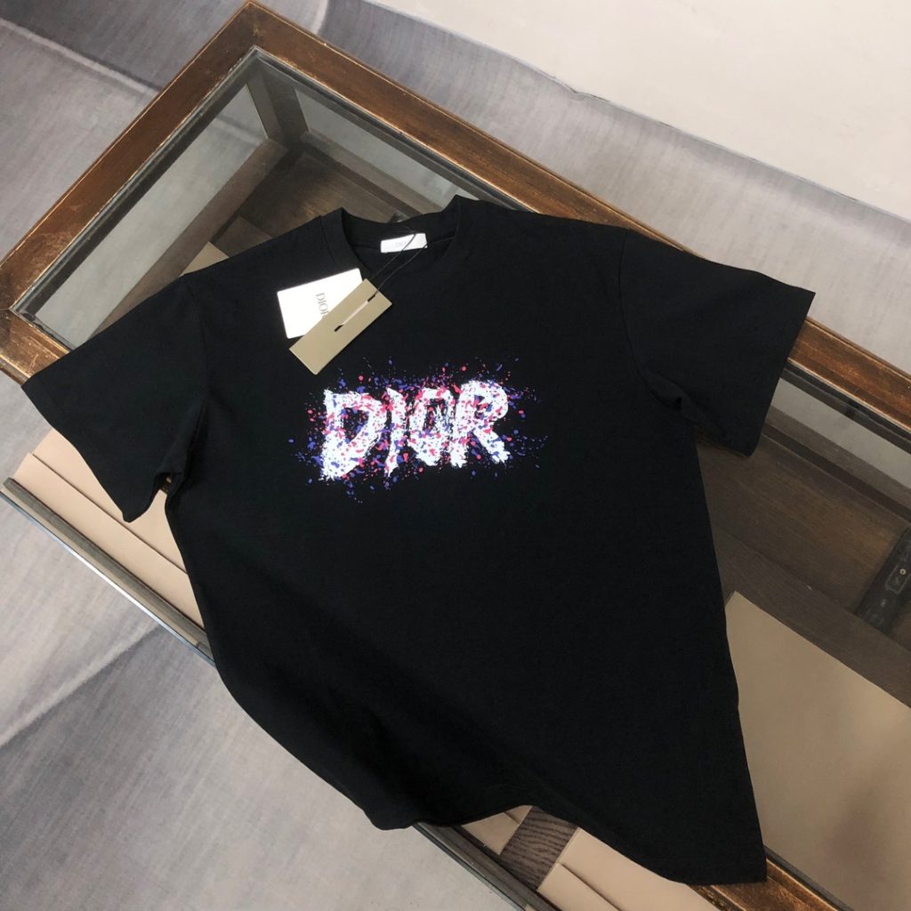designer,replica,clothing,fake,1:1,lv,luxury,high quality DIOR Summer New Crew Neck Short-Sleeve T-Shirt (Q3V5E0)