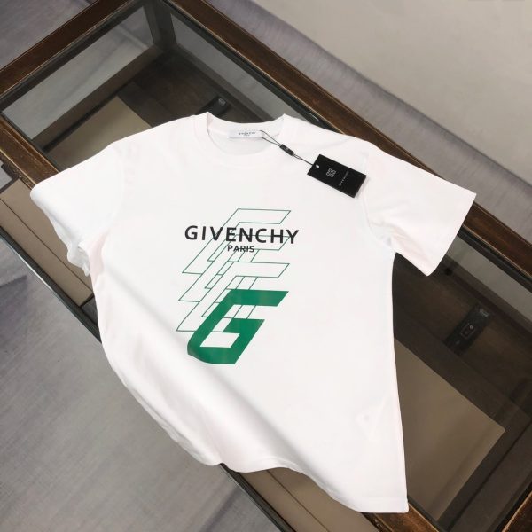 designer,replica,clothing,fake,1:1,lv,luxury,high quality GIV ENCHY’s latest couple’s style letter print crew neck short-sleeved T-shirt (HDI7U7)