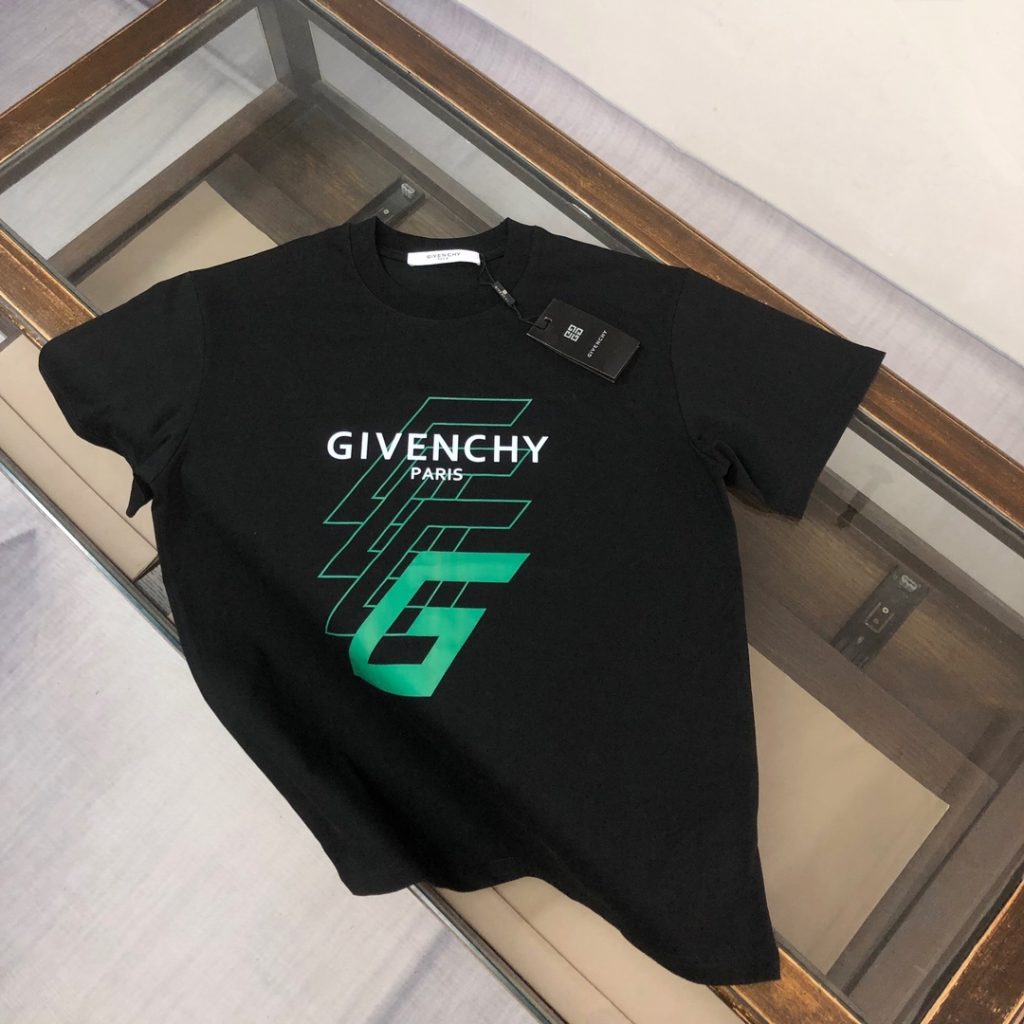 designer,replica,clothing,fake,1:1,lv,luxury,high quality GIV ENCHY’s latest couple’s style letter print crew neck short-sleeved T-shirt (RYELS1)