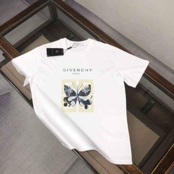 designer,replica,clothing,fake,1:1,lv,luxury,high quality Givenchy’s latest couple’s round neck short-sleeved shirt (R8B9G3)