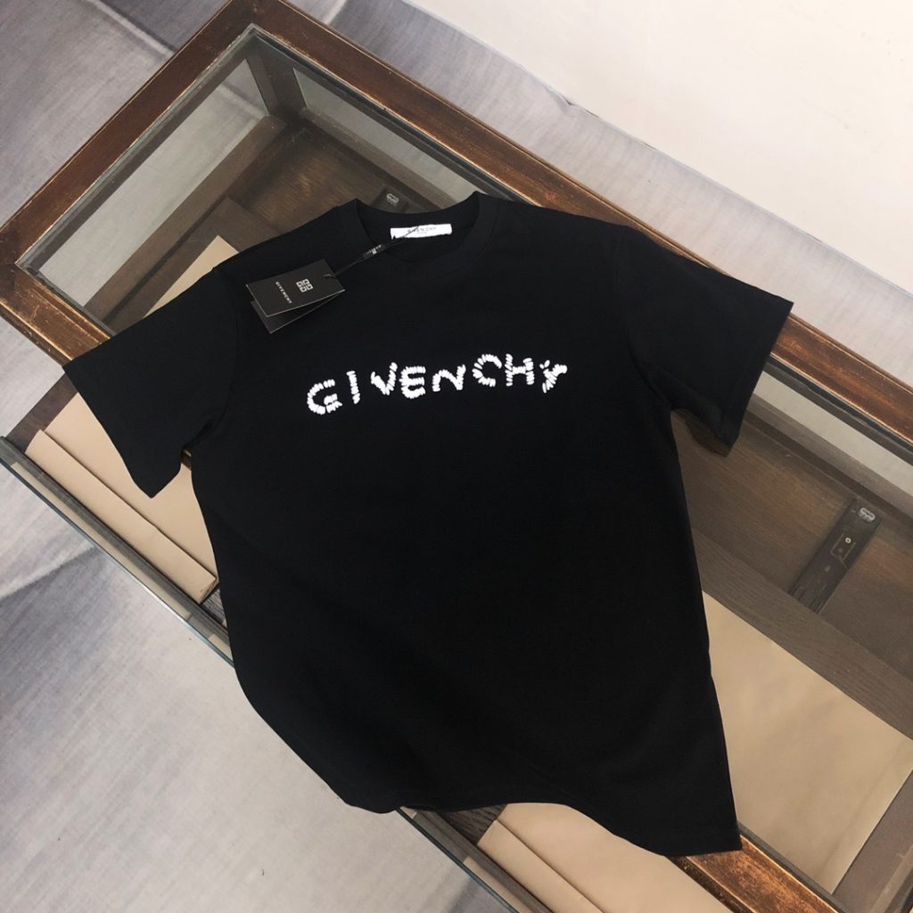 designer,replica,clothing,fake,1:1,lv,luxury,high quality GIVENCHY Summer New Crew Neck Short-Sleeve T-Shirt (4HD9SU)
