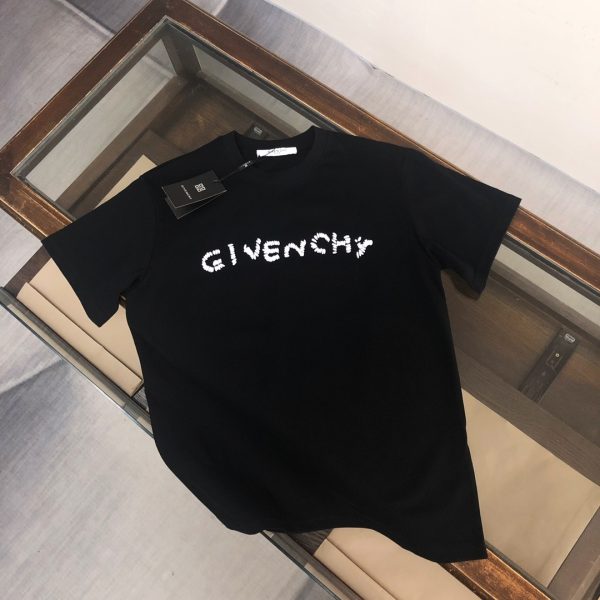 designer,replica,clothing,fake,1:1,lv,luxury,high quality GIVENCHY Summer New Crew Neck Short-Sleeve T-Shirt (4HD9SU)