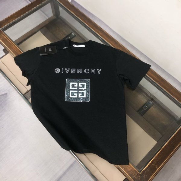 designer,replica,clothing,fake,1:1,lv,luxury,high quality Givenchy Summer New Crew Neck Short-Sleeve T-Shirt (IEQRVN)