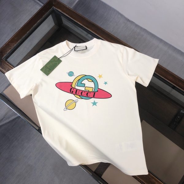 designer,replica,clothing,fake,1:1,lv,luxury,high quality GUCCI Summer New Crew Neck Short-Sleeve T-Shirt (ACFZQH)