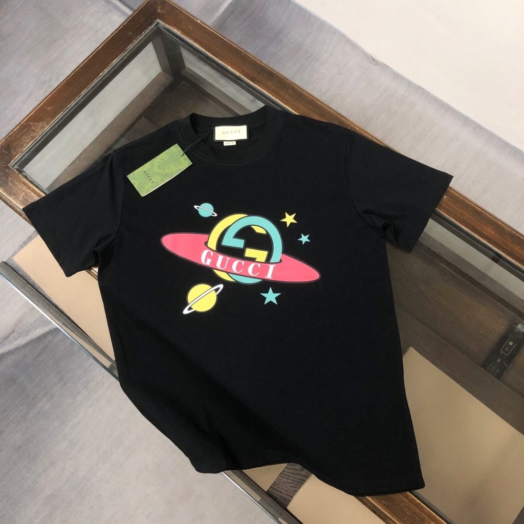 designer,replica,clothing,fake,1:1,lv,luxury,high quality GUCCI Summer New Crew Neck Short-Sleeve T-Shirt (LZ3TTG)