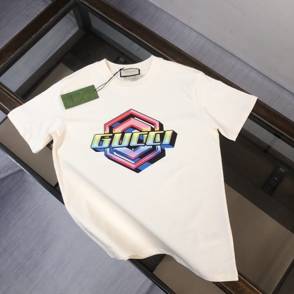 designer,replica,clothing,fake,1:1,lv,luxury,high quality GUCCI Summer New Crew Neck Short-Sleeve T-Shirt (MAY2Y3)