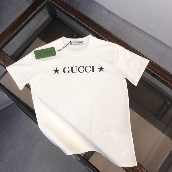 designer,replica,clothing,fake,1:1,lv,luxury,high quality GUCCI Summer New Crew Neck Short-Sleeve T-Shirt (5AZBLC)