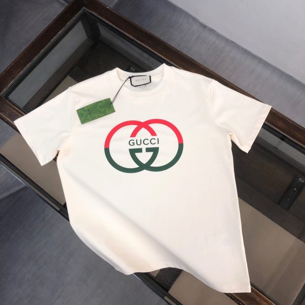 designer,replica,clothing,fake,1:1,lv,luxury,high quality GUCCI Summer New Crew Neck Short-Sleeve T-Shirt (6YMSGO)