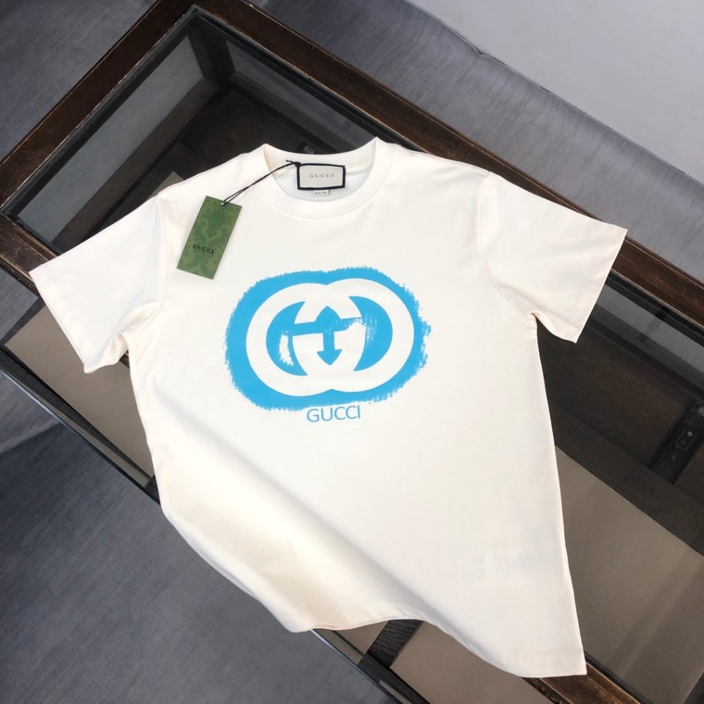 designer,replica,clothing,fake,1:1,lv,luxury,high quality GUCCI Summer New Crew Neck Short-Sleeve T-Shirt (KB6FE5)