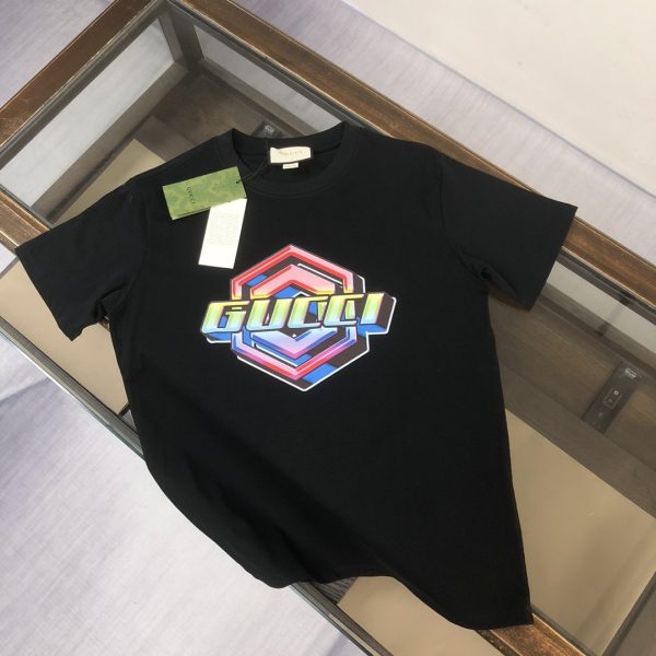 designer,replica,clothing,fake,1:1,lv,luxury,high quality GUCCI Summer New Crew Neck Short-Sleeve T-Shirt (R0BZU7)