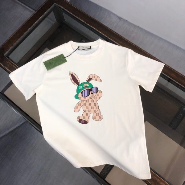 designer,replica,clothing,fake,1:1,lv,luxury,high quality GUCCI Summer New Crew Neck Short-Sleeve T-Shirt (21ET8C)