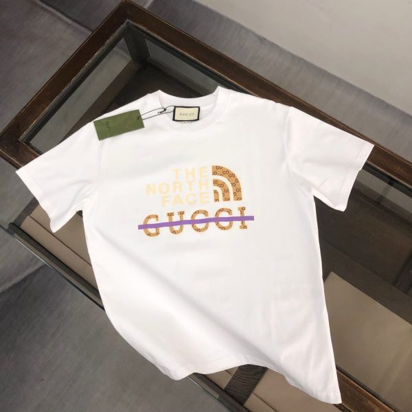 designer,replica,clothing,fake,1:1,lv,luxury,high quality GUCCI Summer New Crew Neck Short-Sleeve T-Shirt (HQGXDW)