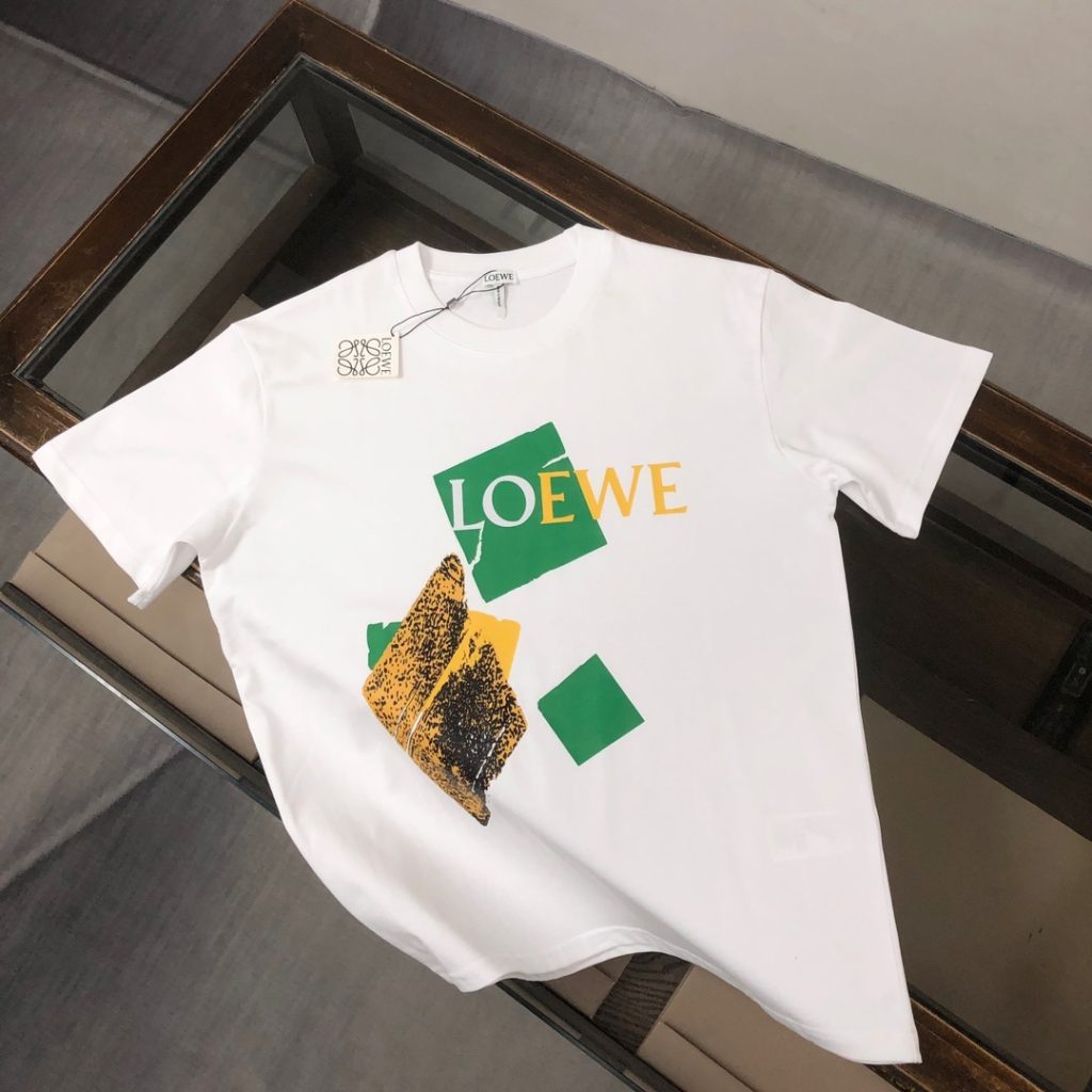 designer,replica,clothing,fake,1:1,lv,luxury,high quality LOEWE Summer New Crew Neck Short-Sleeve T-Shirt (LQXNDG)