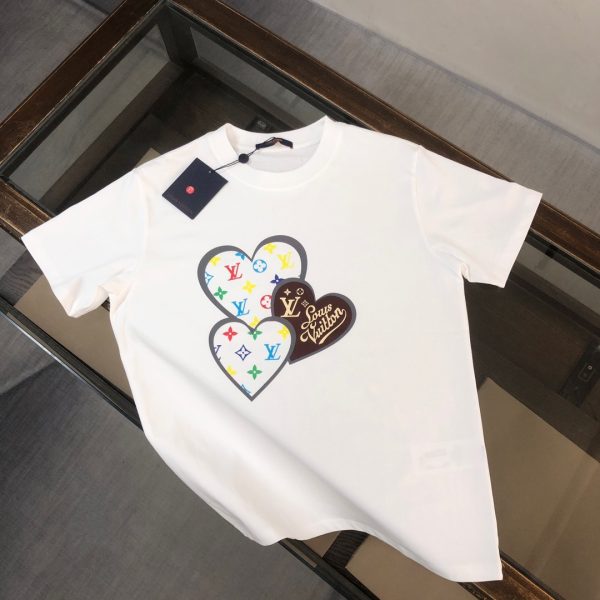 designer,replica,clothing,fake,1:1,lv,luxury,high quality LV Summer New Crew Neck Short-Sleeve T-Shirt (5LF4XS)