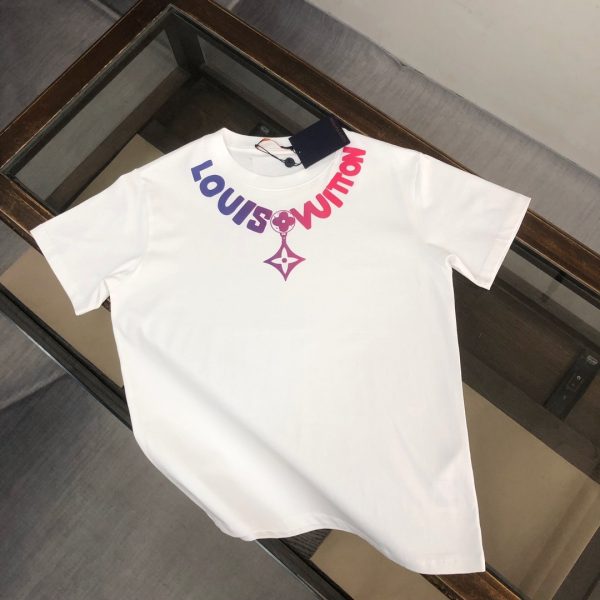 designer,replica,clothing,fake,1:1,lv,luxury,high quality LV Summer New Crew Neck Short-Sleeve T-Shirt (VKV1RV)