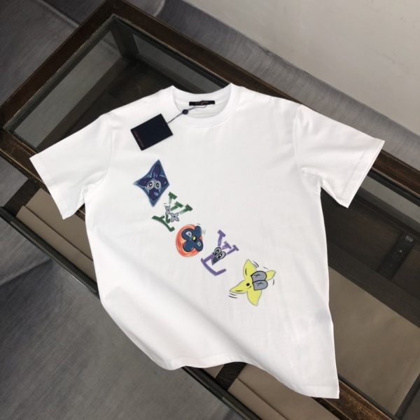 designer,replica,clothing,fake,1:1,lv,luxury,high quality Louis Vuitton Summer New Crew Neck Short-Sleeve T-Shirt (BN9ROQ)