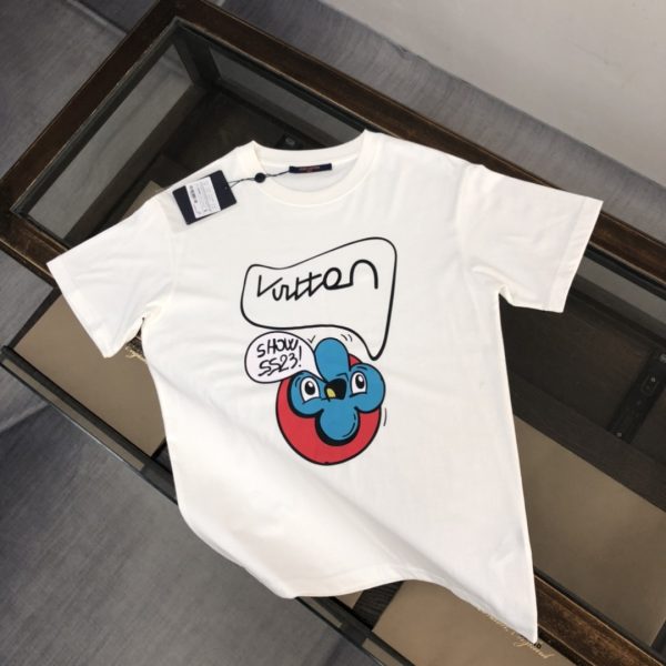 designer,replica,clothing,fake,1:1,lv,luxury,high quality Louis Vuitton Summer New Crew Neck Short-Sleeve T-Shirt (LGSYS3)