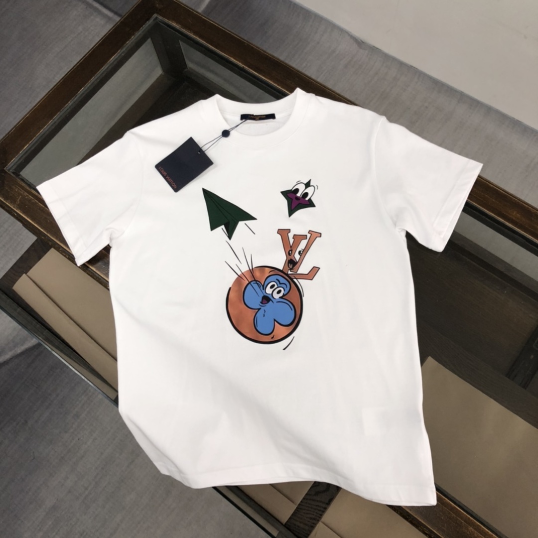 designer,replica,clothing,fake,1:1,lv,luxury,high quality Louis Vuitton Summer New Crew Neck Short-Sleeve T-Shirt (LRZZKZ) designer,replica,clothing,fake,1:1,lv,luxury,high quality Louis Vuitton Summer New Crew Neck Short-Sleeve T-Shirt (LRZZKZ)