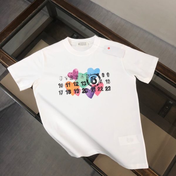designer,replica,clothing,fake,1:1,lv,luxury,high quality MM6 Summer New Crew Neck Short-Sleeve T-Shirt (860XLW)