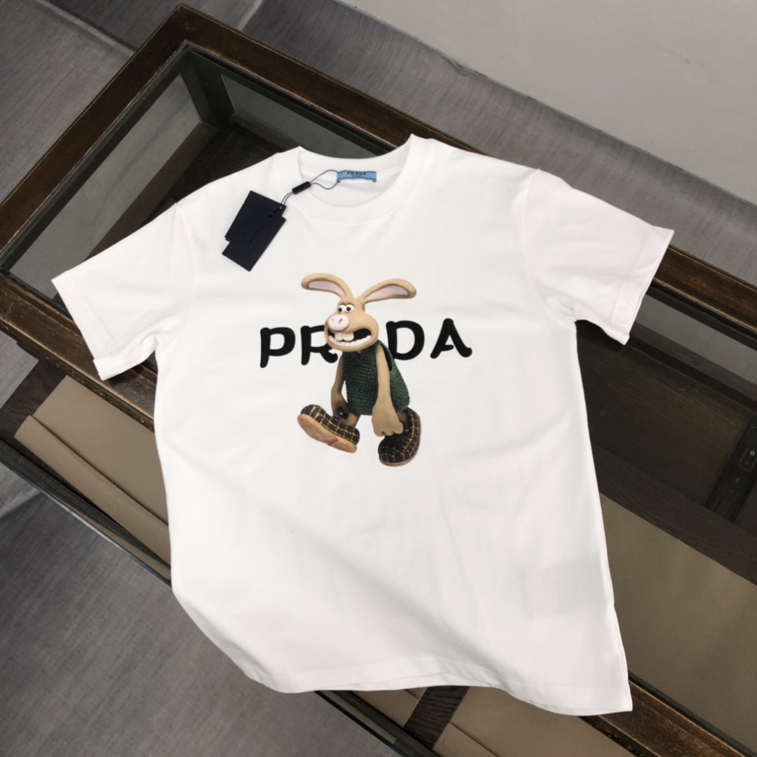 designer,replica,clothing,fake,1:1,lv,luxury,high quality PRADA Summer New Crew Neck Short-Sleeve T-Shirt (4T1XFN) designer,replica,clothing,fake,1:1,lv,luxury,high quality PRADA Summer New Crew Neck Short-Sleeve T-Shirt (4T1XFN)