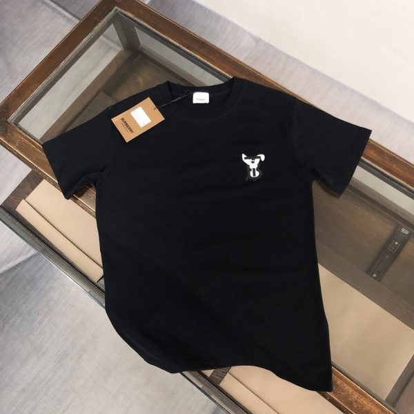 designer,replica,clothing,fake,1:1,lv,luxury,high quality Burberry Summer New Crew Neck Short-Sleeve T-Shirt (F8ESM3)