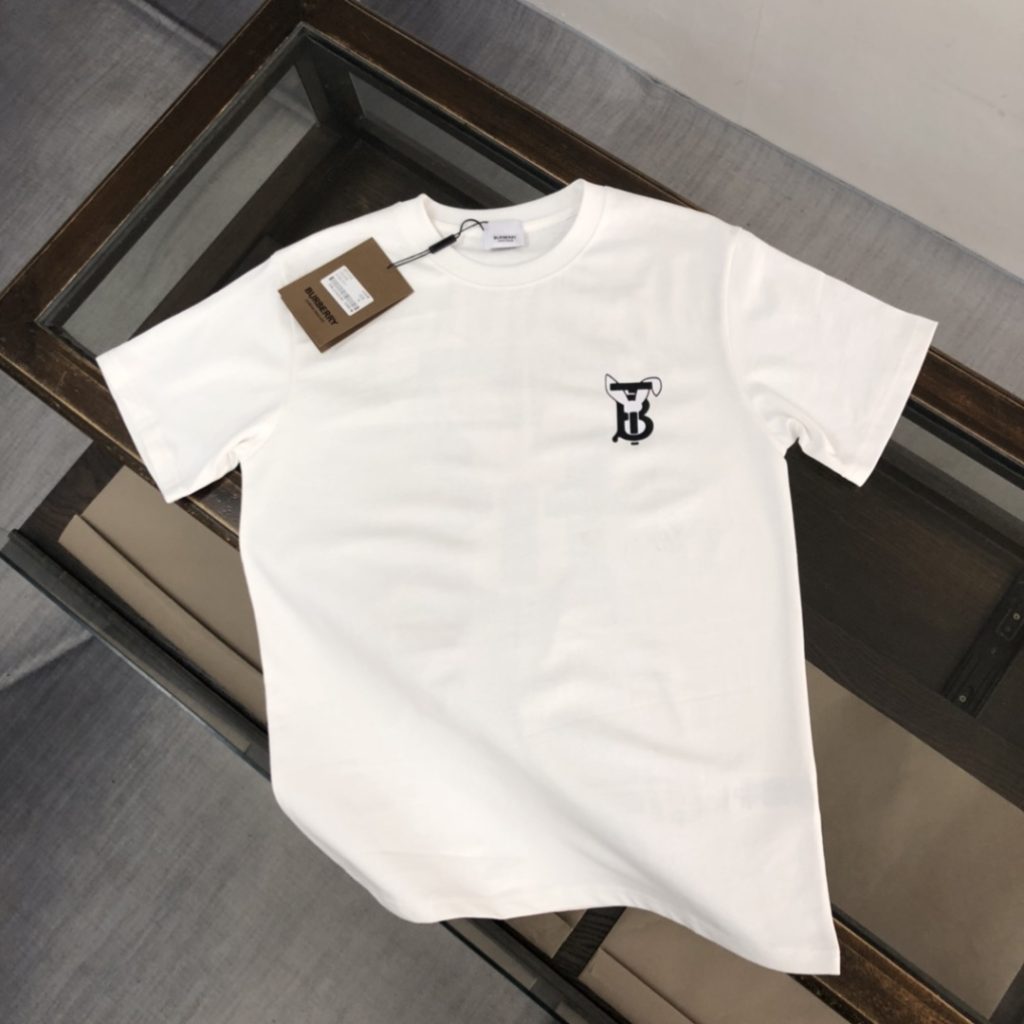 designer,replica,clothing,fake,1:1,lv,luxury,high quality Burberry Summer New Crew Neck Short-Sleeve T-Shirt (YR6YCN)
