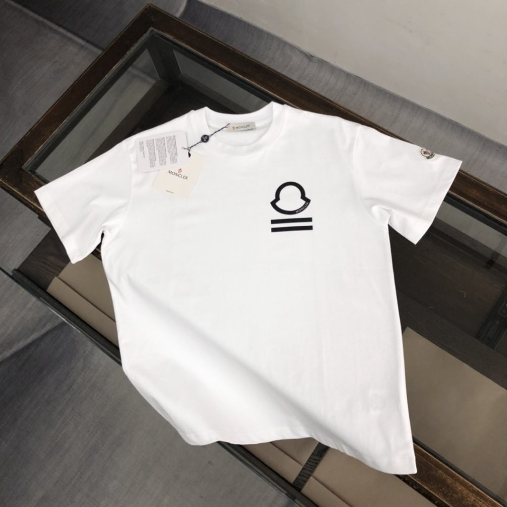 designer,replica,clothing,fake,1:1,lv,luxury,high quality Moncler Summer New Crew Neck Short-Sleeve T-Shirt (5CC1JE)