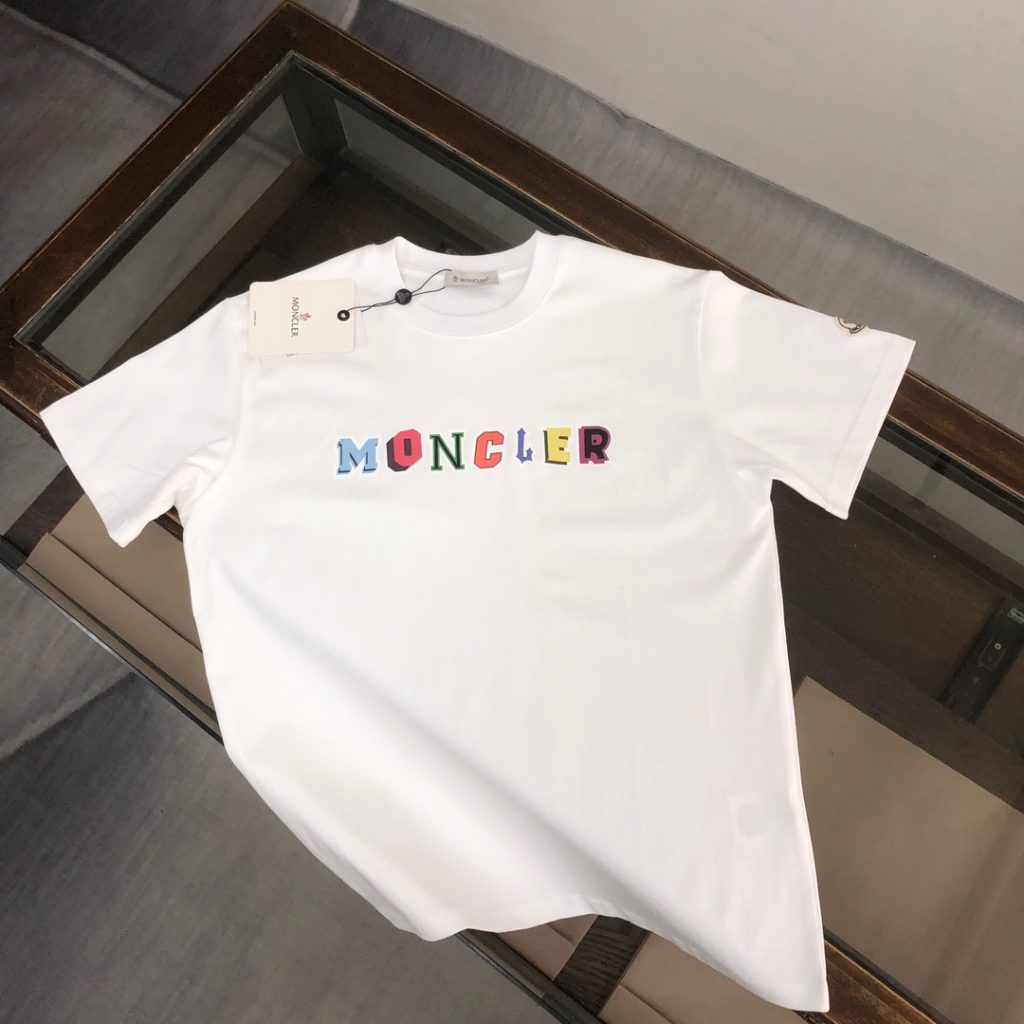 designer,replica,clothing,fake,1:1,lv,luxury,high quality Moncler Summer New Crew Neck Short-Sleeve T-Shirt (JTL41R)