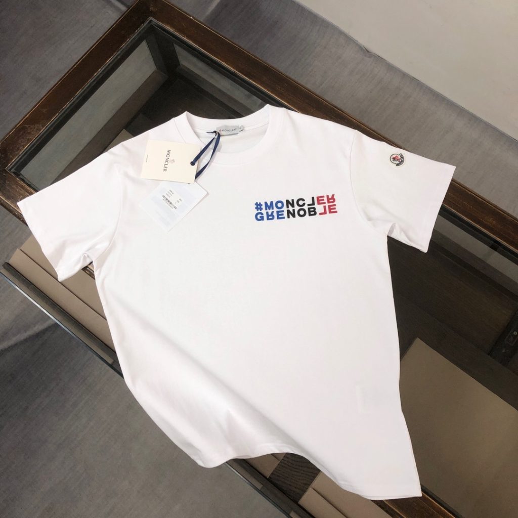 designer,replica,clothing,fake,1:1,lv,luxury,high quality Moncler Summer New Crew Neck Short-Sleeve T-Shirt (VZK6MJ)
